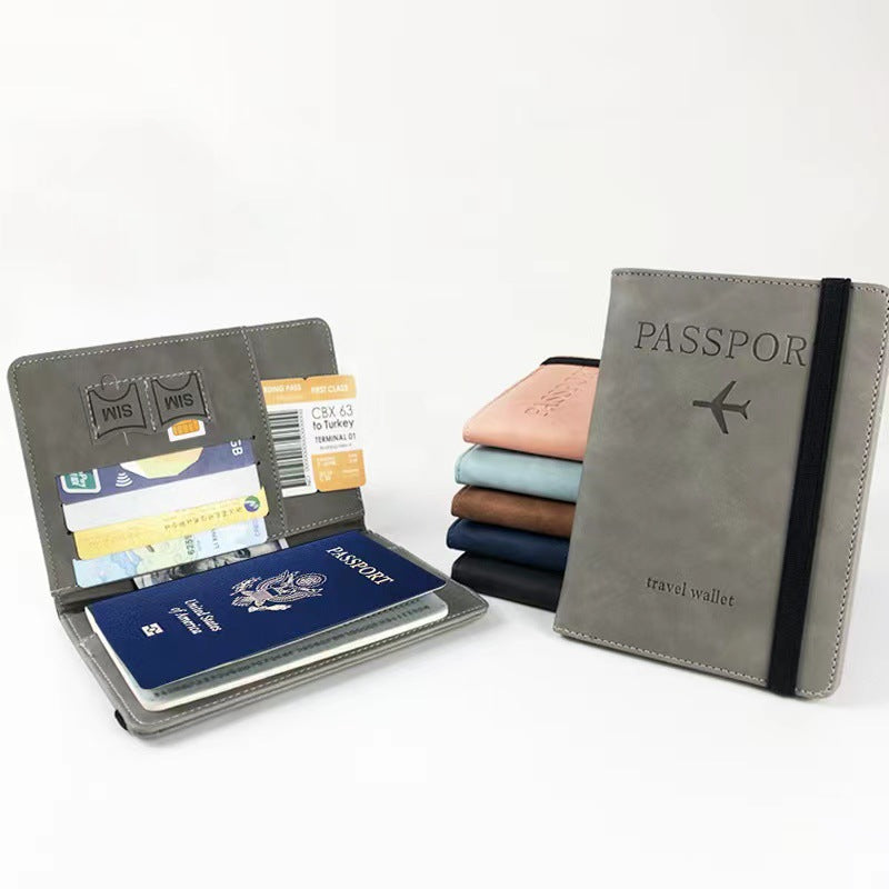 Custom Logo Textured side strap passport sleeve | Premium Corporate Gifts and Promotional Gifts