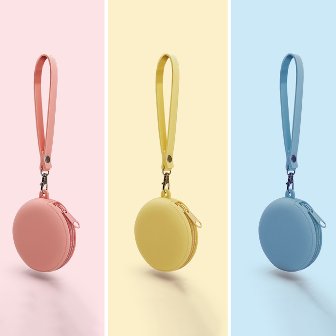 Custom Logo Round Lanyard Silicone Coin Purse | Premium Corporate Gifts and Promotional Gifts