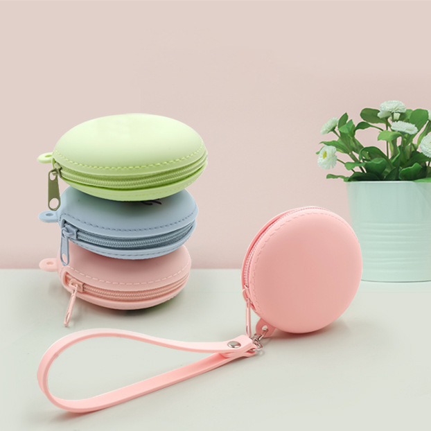 Custom Logo Round Lanyard Silicone Coin Purse | Premium Corporate Gifts and Custom Gifts