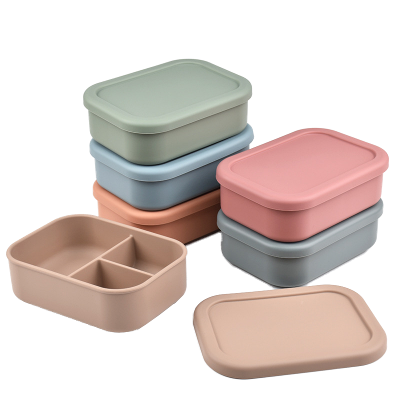 Custom Logo Multi-color silicone bento box | Premium Corporate Gifts and Promotional Gifts
