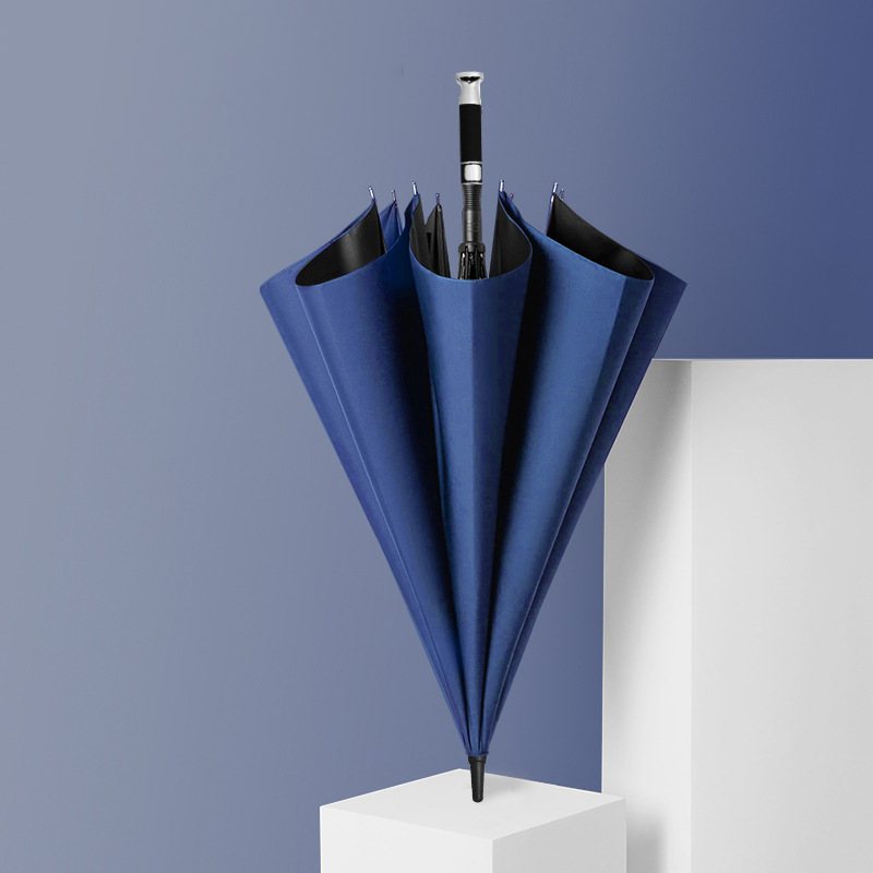 Custom Logo Fiber Long-handled Golf Umbrella | Premium Corporate Gifts and Promotional Gifts