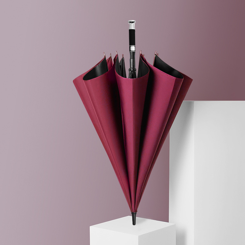 Custom Logo Fiber Long-handled Golf Umbrella | Premium Corporate Gifts and Promotional Gifts