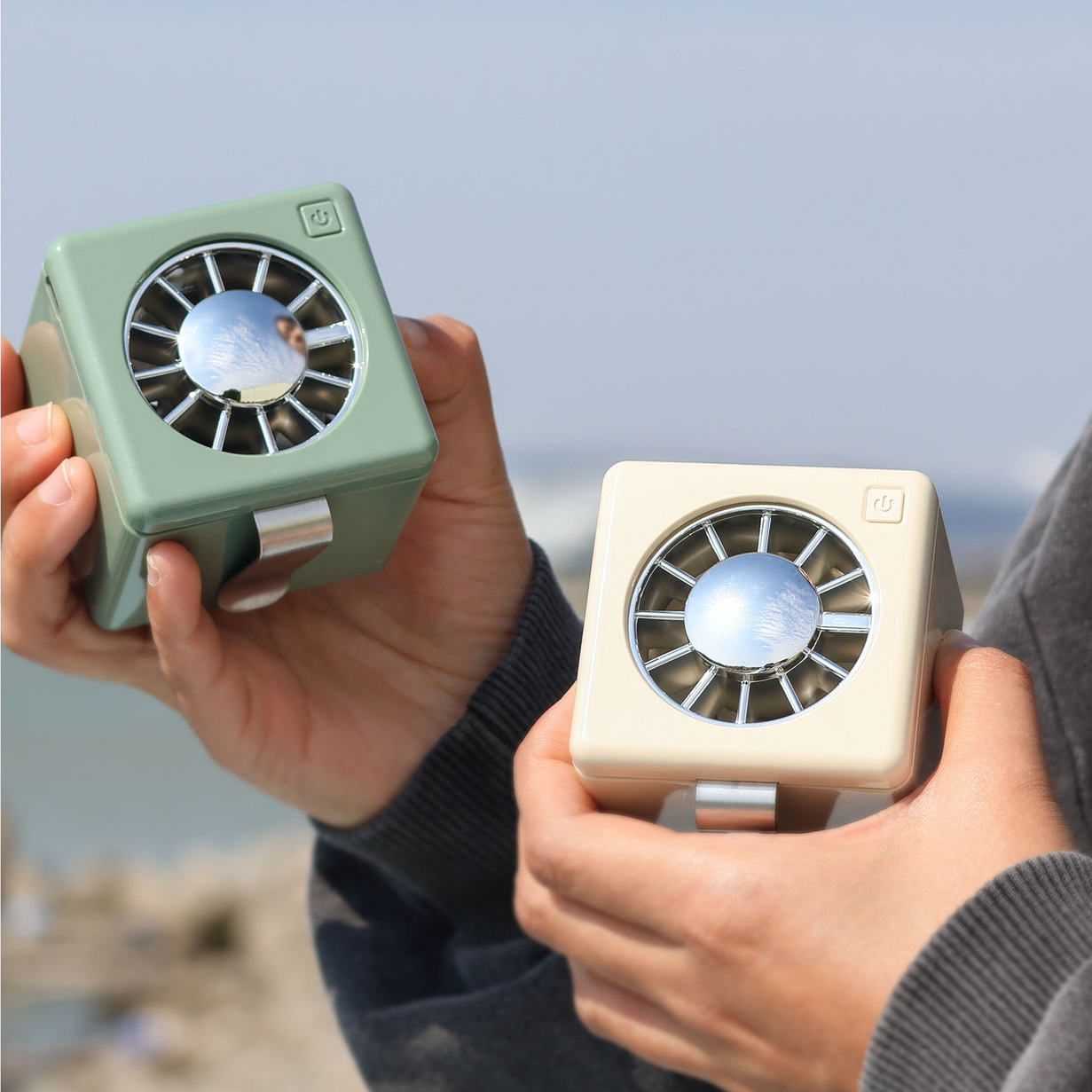 Custom Logo Office Square Desk Fan | Premium Corporate Gifts and Promotional Gifts