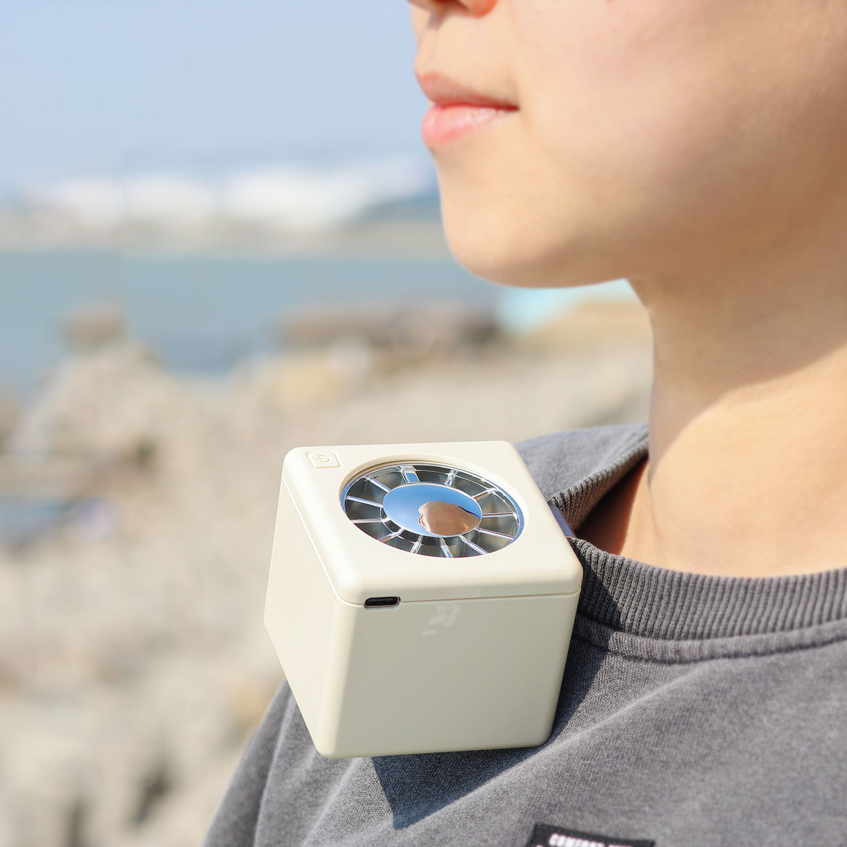 Custom Logo Office Square Desk Fan | Premium Corporate Gifts and Custom Gifts