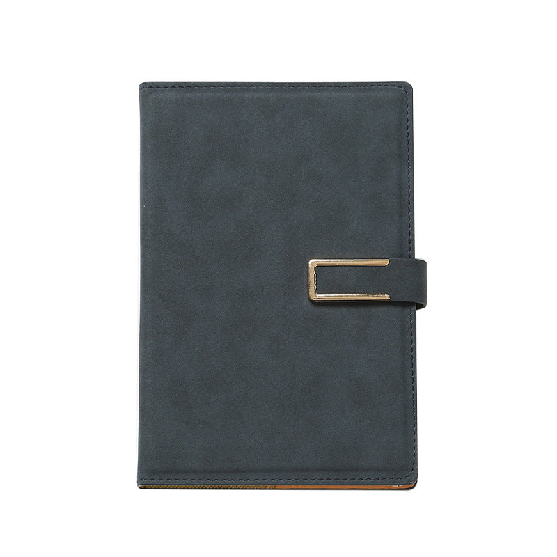 Custom Logo Faux leather U-buckle notebook | Premium Corporate Gifts and Promotional Gifts