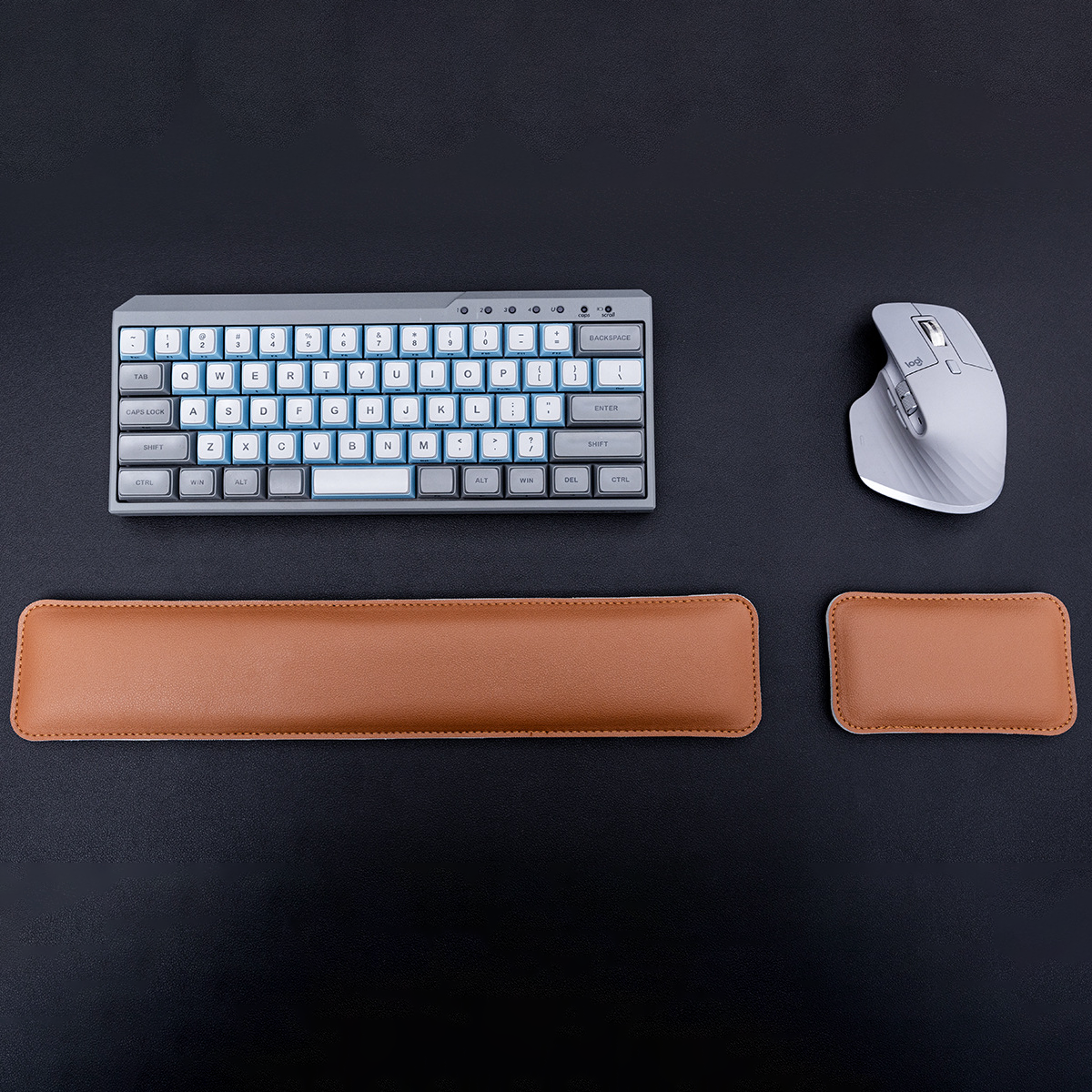 Custom Logo Office Leather Computer Desktop Wrist Pad | Premium Corporate Gifts and Custom Gifts