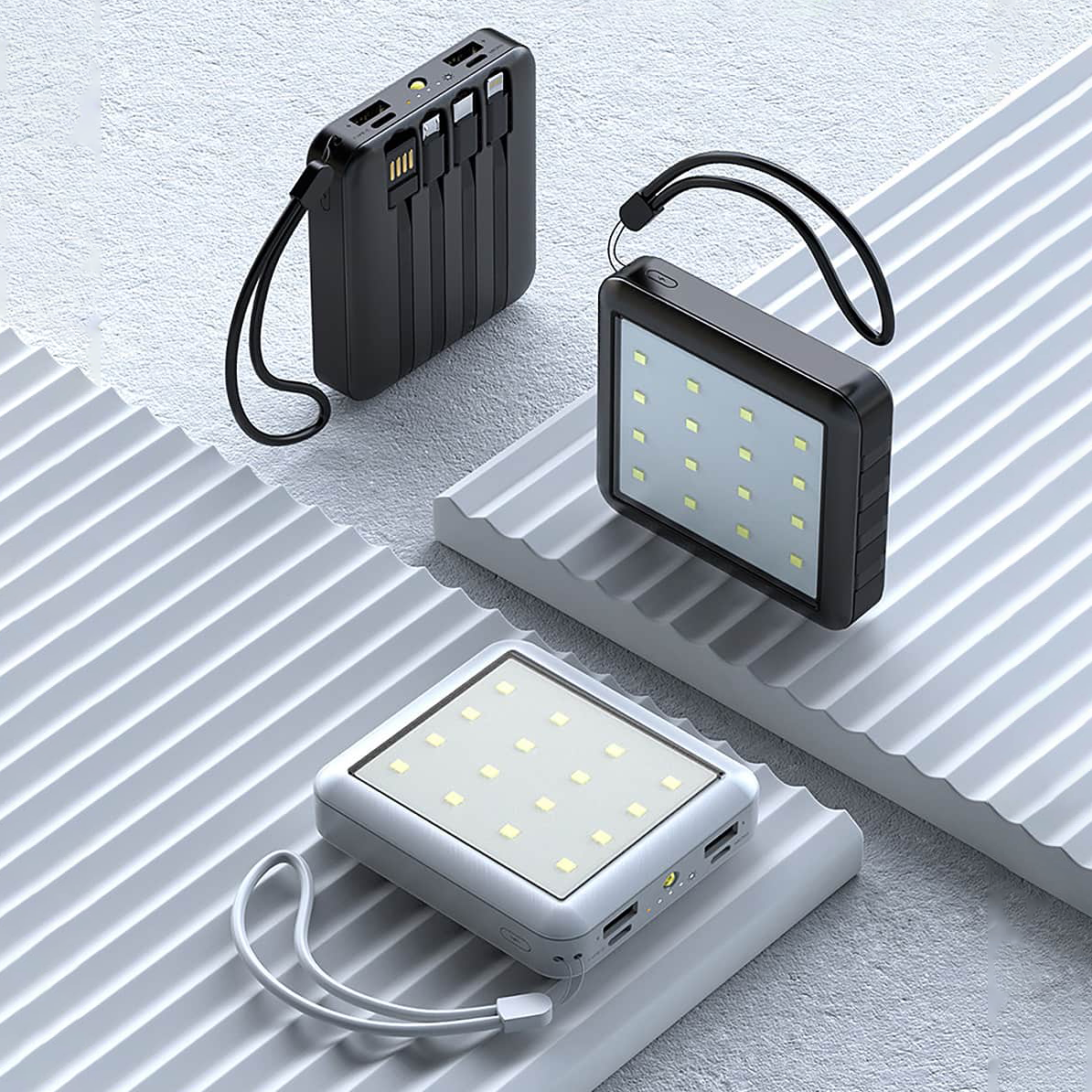 Custom Logo Outdoor Camping Four-Wire Power Bank | Premium Corporate Gifts and Promotional Gifts