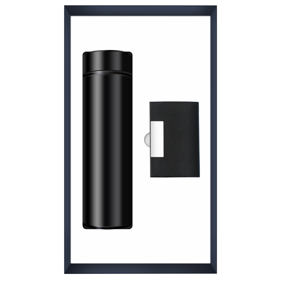 Custom Logo Classic Thermos Mug Business Card Box Gift Box | Premium Corporate Gifts and Custom Gifts
