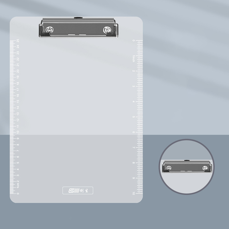 Custom Logo Transparent Board Clip Writing Board | Premium Corporate Gifts and Custom Gifts