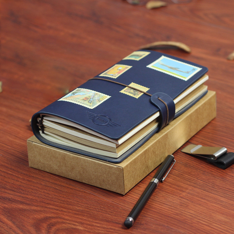 Custom Logo Retro strap travel notebook | Premium Corporate Gifts and Promotional Gifts