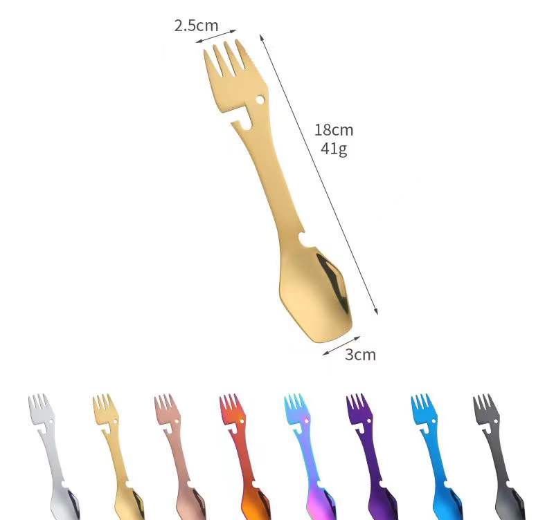 Custom Logo Metal Camping Multifunctional Tableware | Premium Corporate Gifts and Promotional Gifts