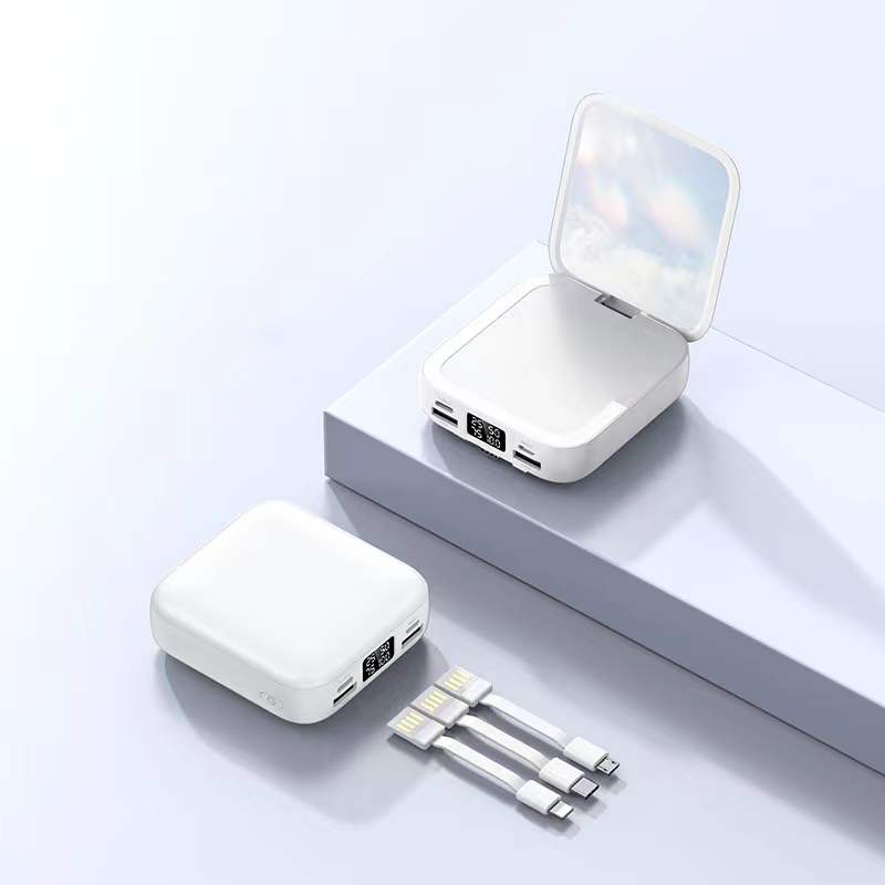 Custom Logo Multifunctional Makeup Mirror Power Bank | Premium Corporate Gifts and Promotional Gifts