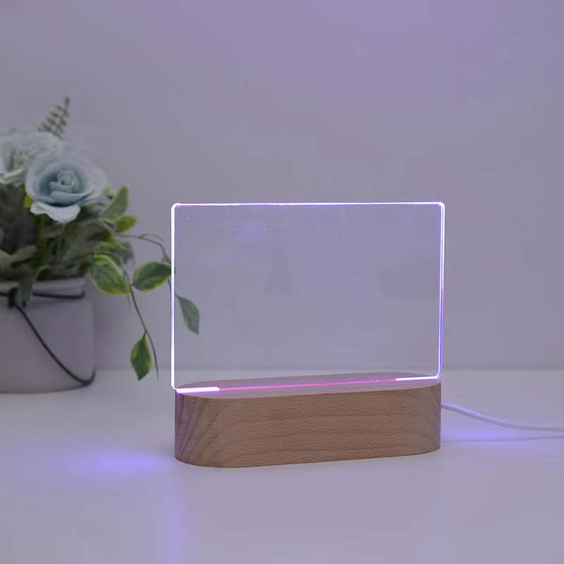 Custom Logo Acrylic Night Light Message Board | Premium Corporate Gifts and Custom Gifts