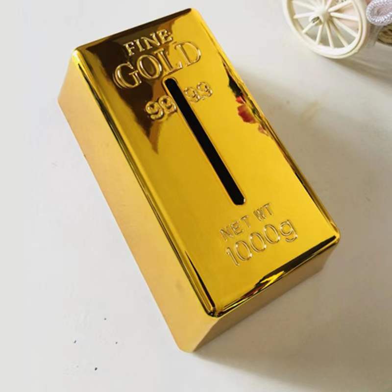 Custom Logo Gold brick-shaped tissue box | Premium Corporate Gifts and Promotional Gifts