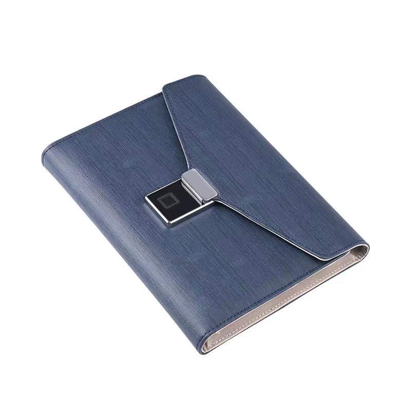 Custom Logo Fingerprint Unlocked Wireless Charging Power Notebook | Premium Corporate Gifts and Promotional Gifts