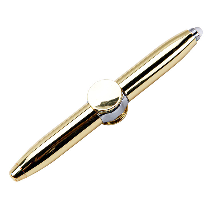 Custom Logo Fidget Spiral Turning Light Ballpoint Pen | Premium Corporate Gifts and Promotional Gifts