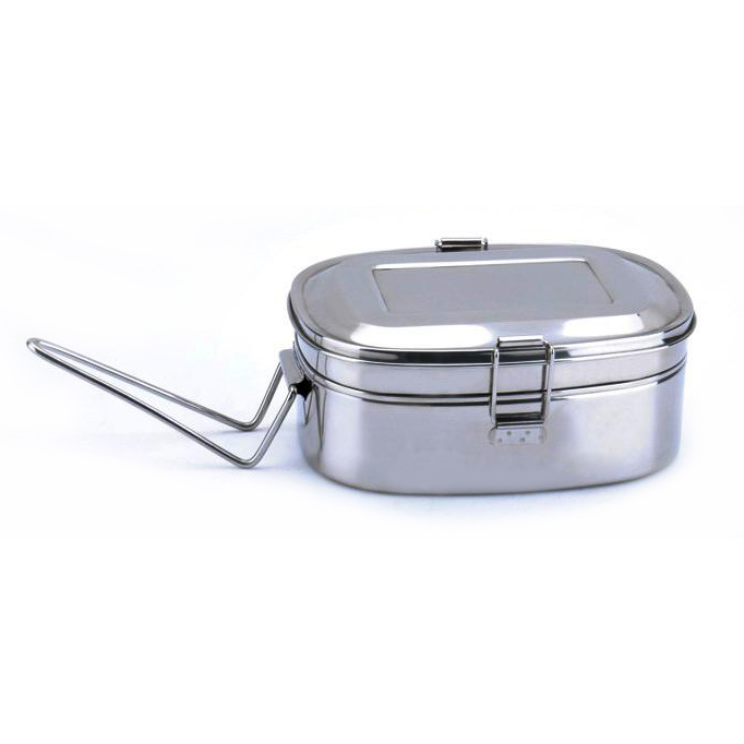 Custom Logo Double-layer stainless steel bento box | Premium Corporate Gifts and Promotional Gifts