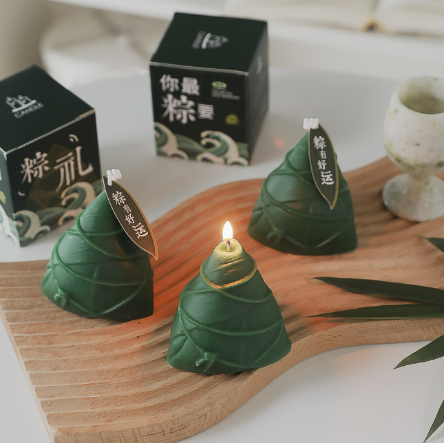 Custom Logo  Zongzi-shaped scented candles | Premium Corporate Gifts and Custom Gifts