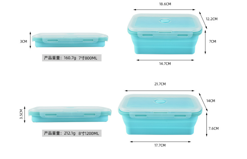 Custom Logo Folding and storing eco-friendly bento boxes | Premium Corporate Gifts and Custom Gifts