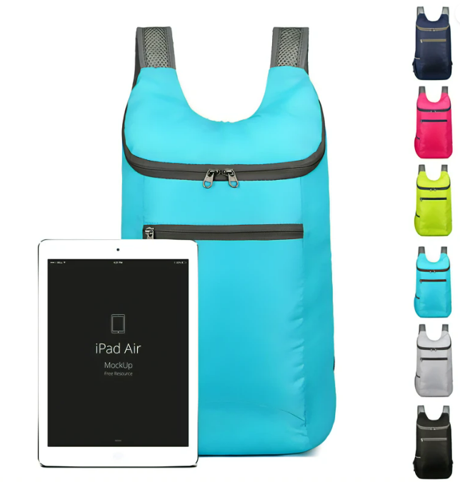 Custom Logo Outdoor Portable Foldable Shoulder Lightweight Sports Backpack | Premium Corporate Gifts and Promotional Gifts