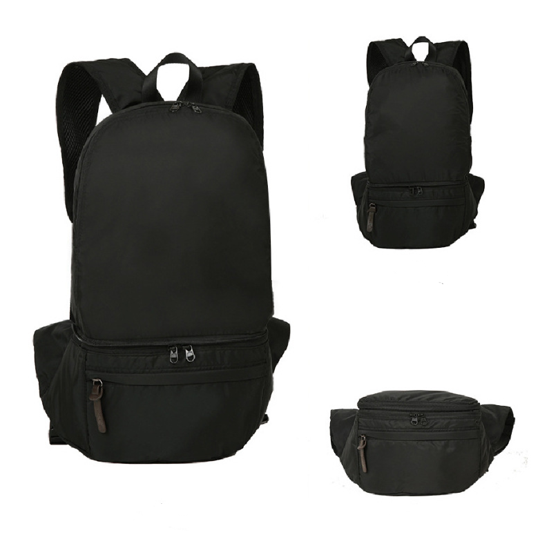 Custom Logo  Outdoor Water-repellent Backpack Folding Waist Bag | Premium Corporate Gifts and Promotional Gifts