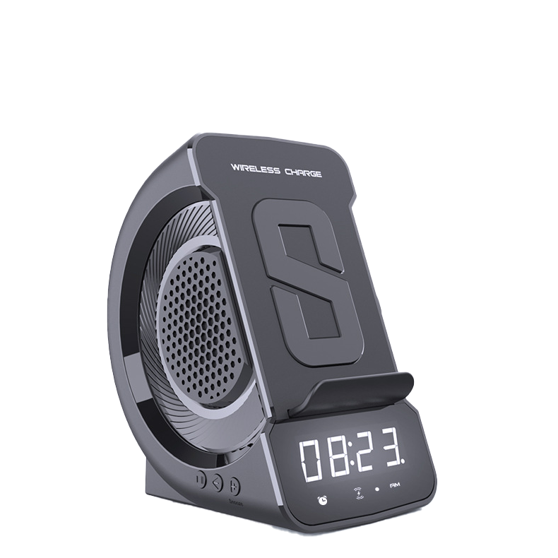 Custom Logo Wireless 3-in-1 Clock Bluetooth Speaker | Premium Corporate Gifts and Promotional Gifts