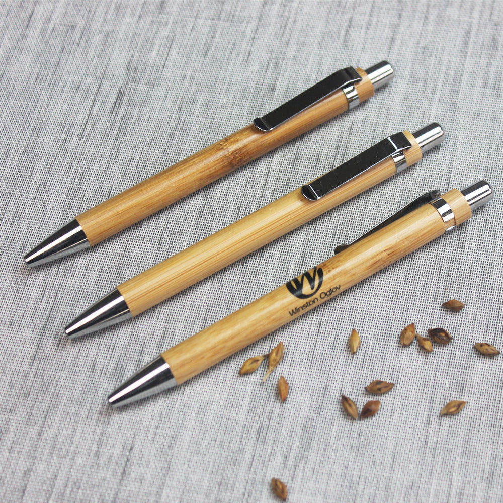 Custom Logo Bamboo and Wood Advertising Pen | Premium Corporate Gifts and Promotional Gifts
