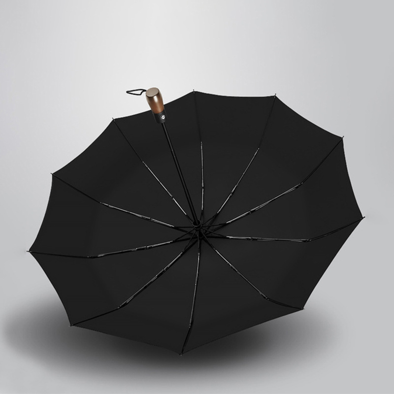 Custom Logo High-end log handle automatic umbrella | Premium Corporate Gifts and Custom Gifts