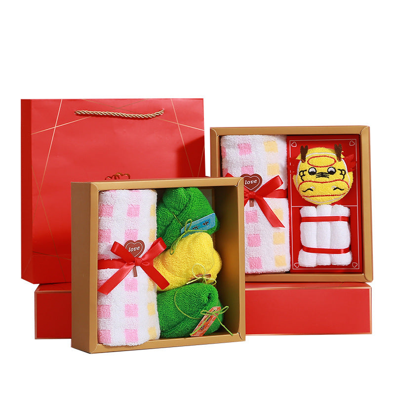 Custom Logo Zongzi-shaped towel gift box | Premium Corporate Gifts and Promotional Gifts