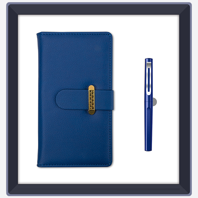 Custom Logo A6 Business Notebook Gift Box (Two-Piece Set) | Premium Corporate Gifts and Promotional Gifts