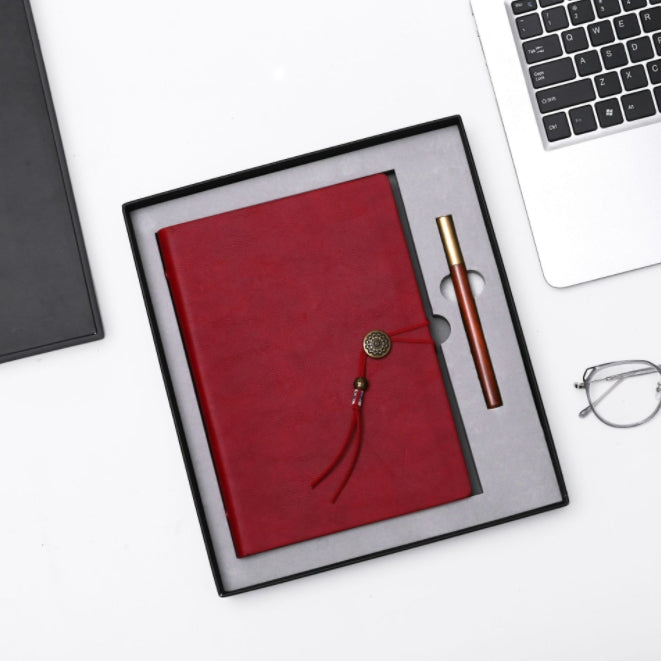 Custom Logo High-end Business Notebook Wooden Pen Gift Box | Premium Corporate Gifts and Promotional Gifts