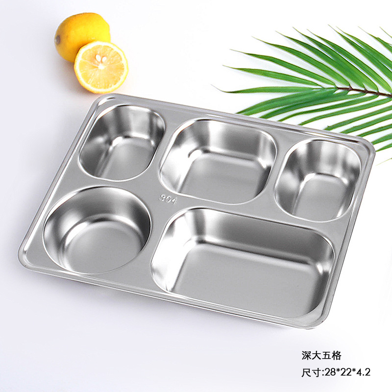 Custom Logo Stainless Steel Dinner Plate Set with Lid | Premium Corporate Gifts and Promotional Gifts