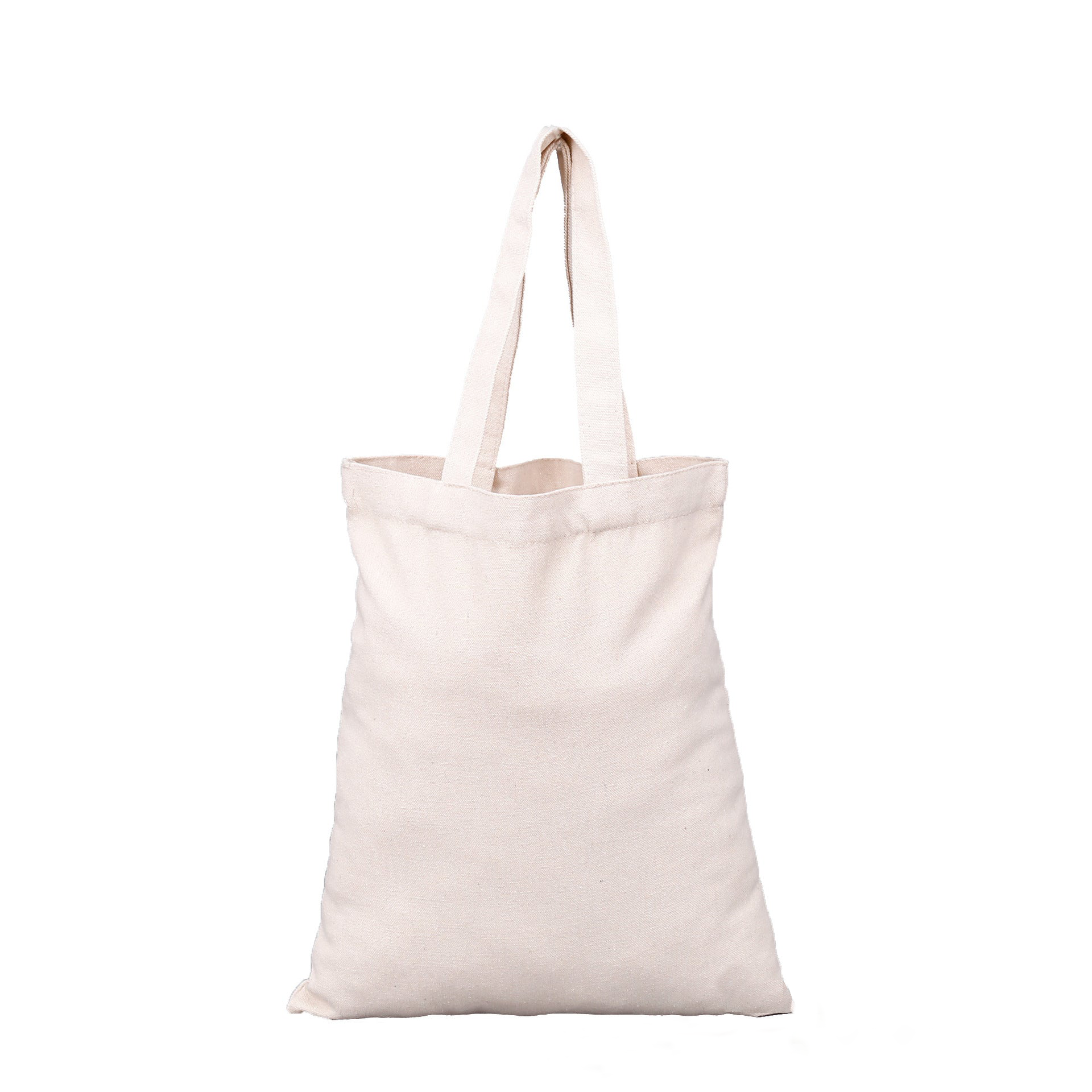 Custom Logo Canvas shopping bag tote bag in a variety of sizes (no side and no bottom) | Premium Corporate Gifts and Custom Gifts