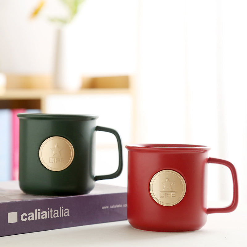 Custom Logo Copper Sheet Color Glazed Mug | Premium Corporate Gifts and Promotional Gifts