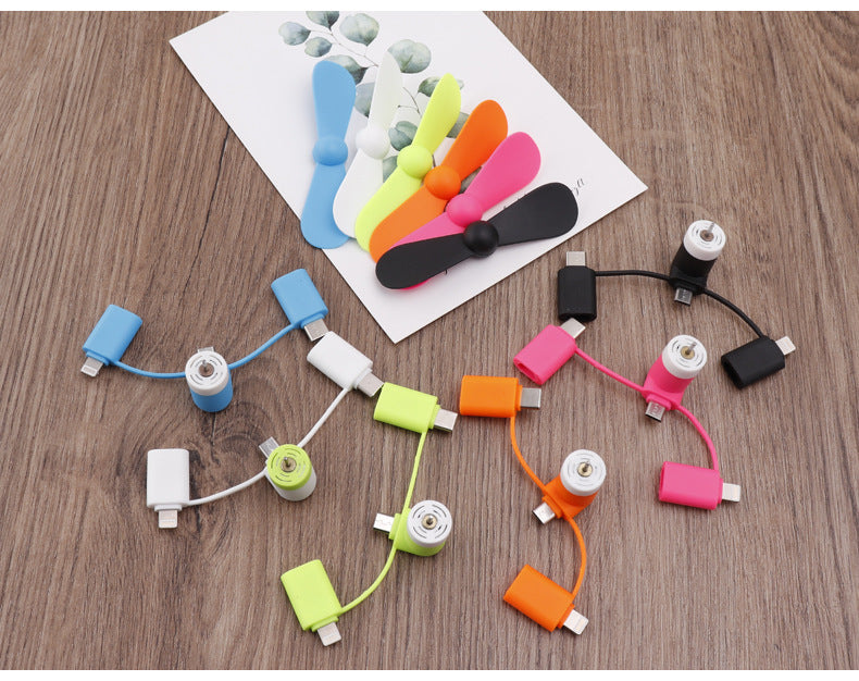 Custom Logo Creative Mini Mobile Phone Fan | Premium Corporate Gifts and Promotional Gifts