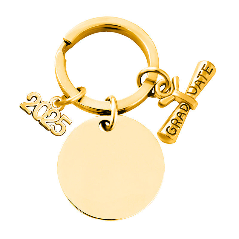 Custom Logo Graduation Shaped Metal Keychain | Premium Corporate Gifts and Promotional Gifts