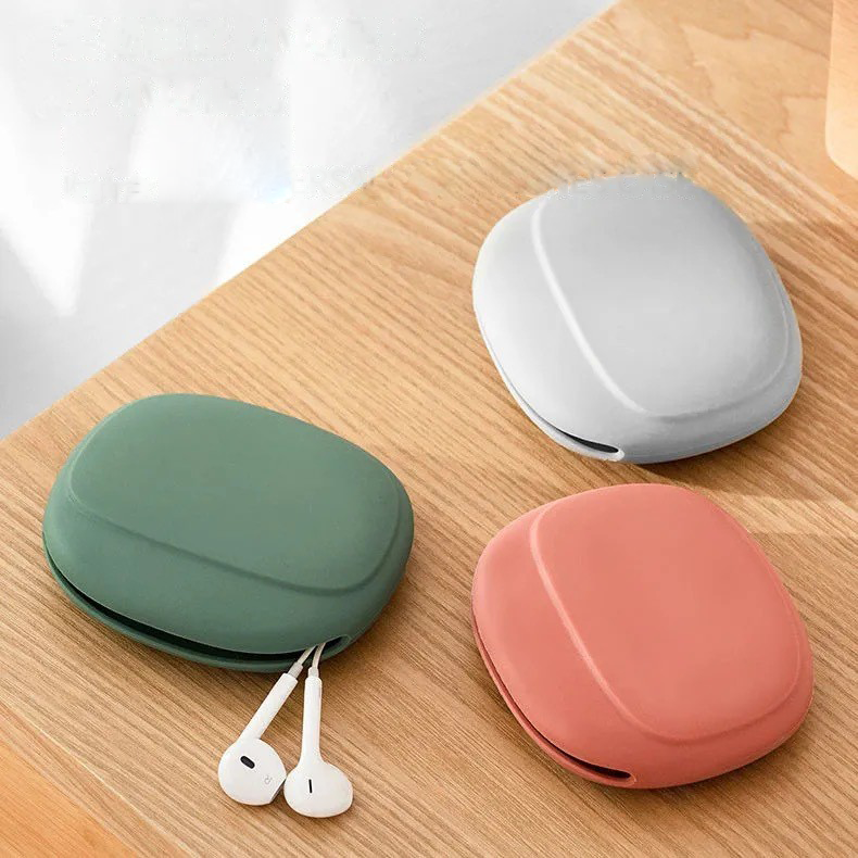 Custom Logo Silicone Headphone Storage Bag Protective Case | Premium Corporate Gifts and Promotional Gifts