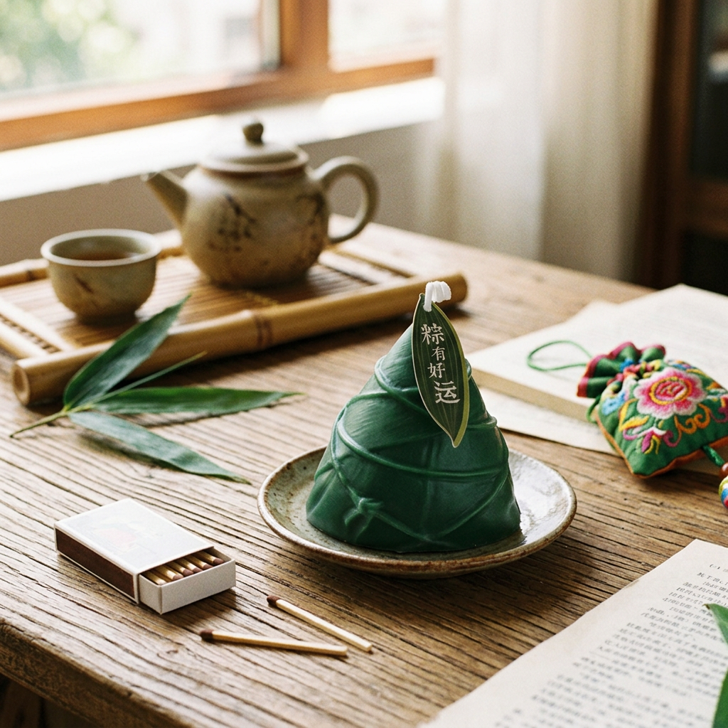 Custom Logo Zongzi-shaped Scented Candles