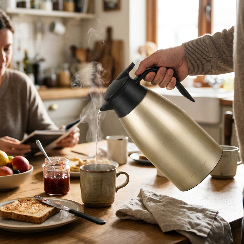 Custom Logo Fashionable Vacuum Thermos Kettle