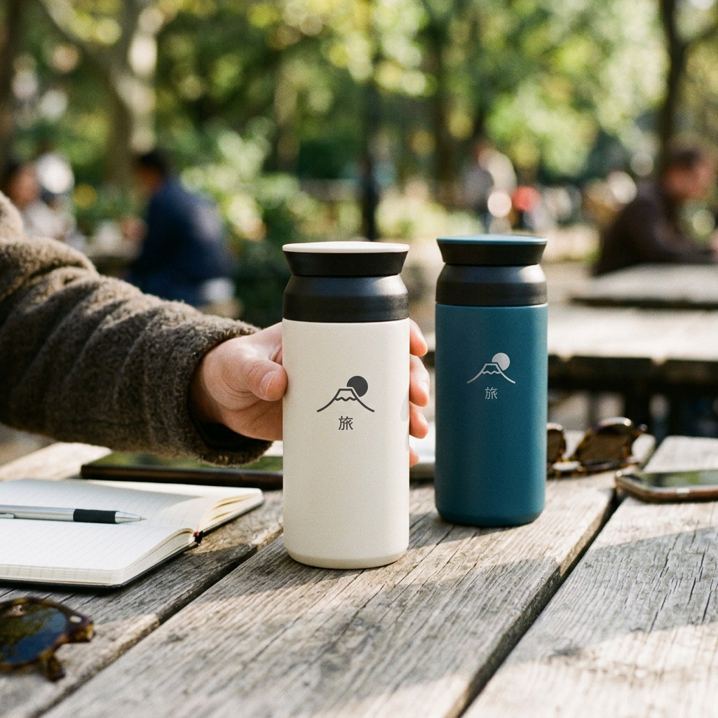Custom Logo Japanese Novelty Thermos Cup