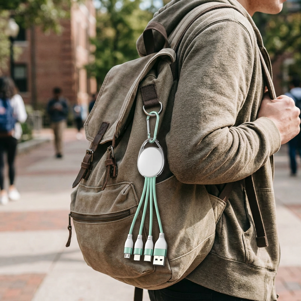 Custom Logo Multi-color 3-in-1 Charging Cable