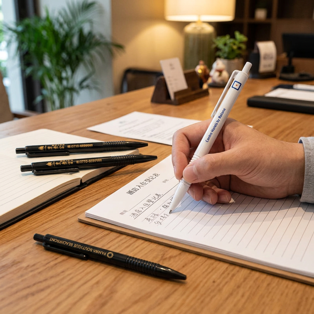 Custom Logo Classic Hotel Advertising Pen