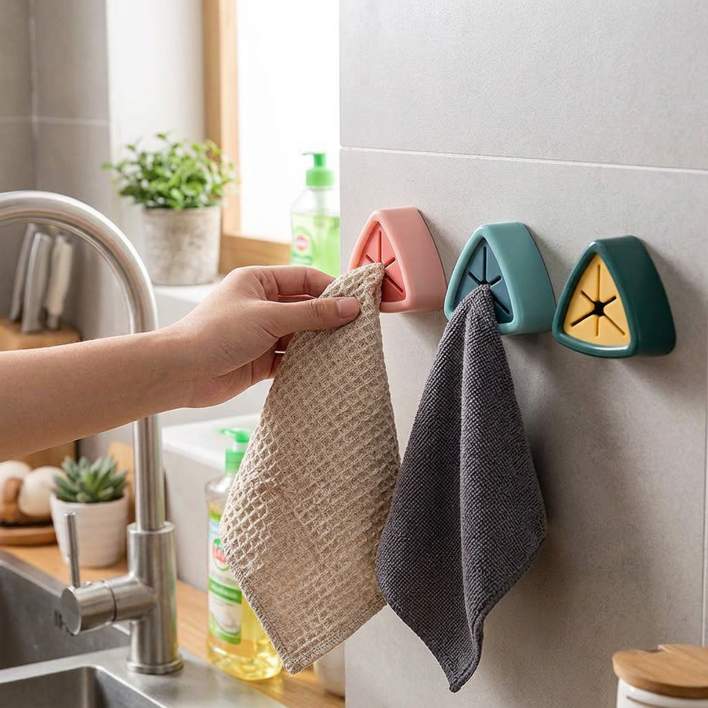 Custom Logo Bathroom and Kitchen Wall Hooks