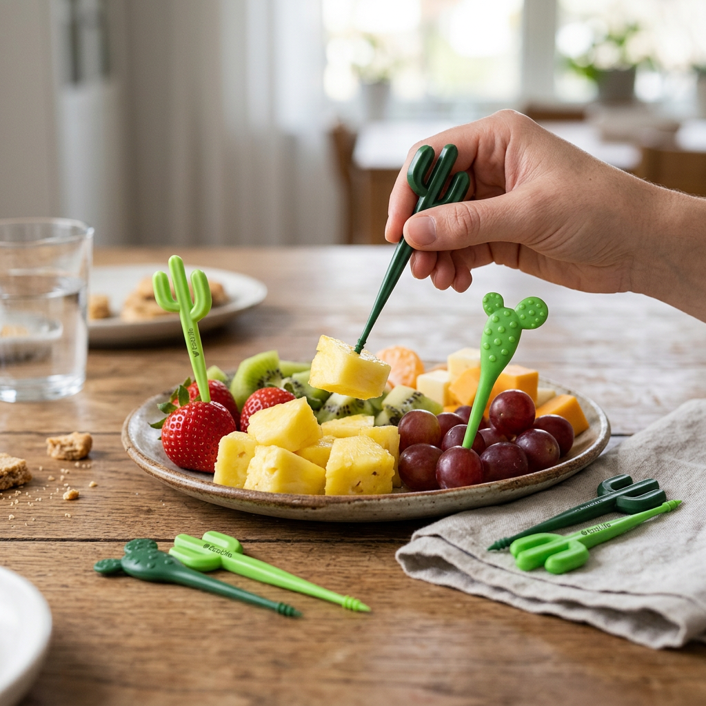 Custom Logo Cactus-shaped Fork