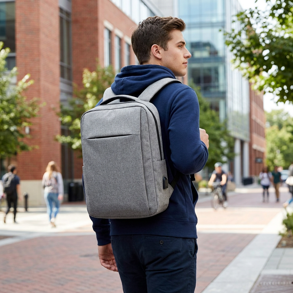 Custom Logo Simple Casual Computer Bag