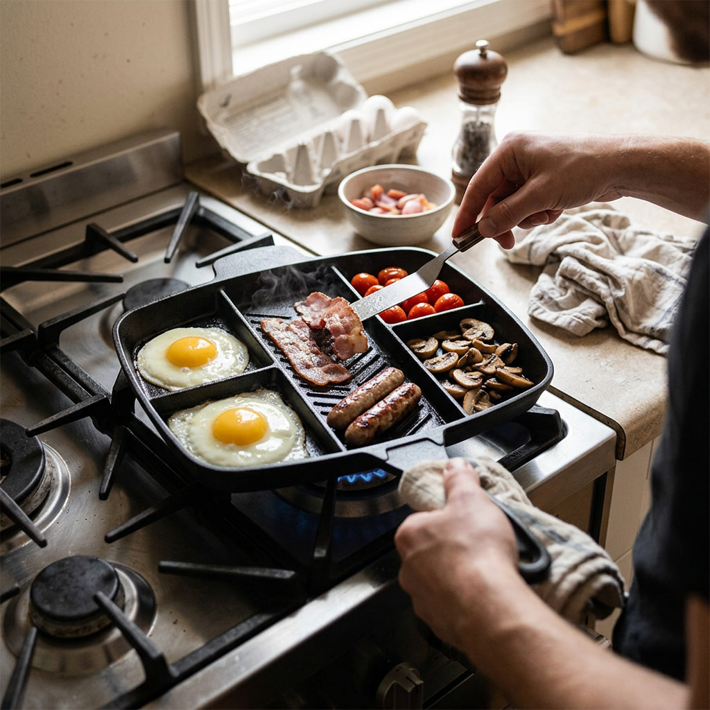 Custom Logo Breakfast Cooking Frying Pan