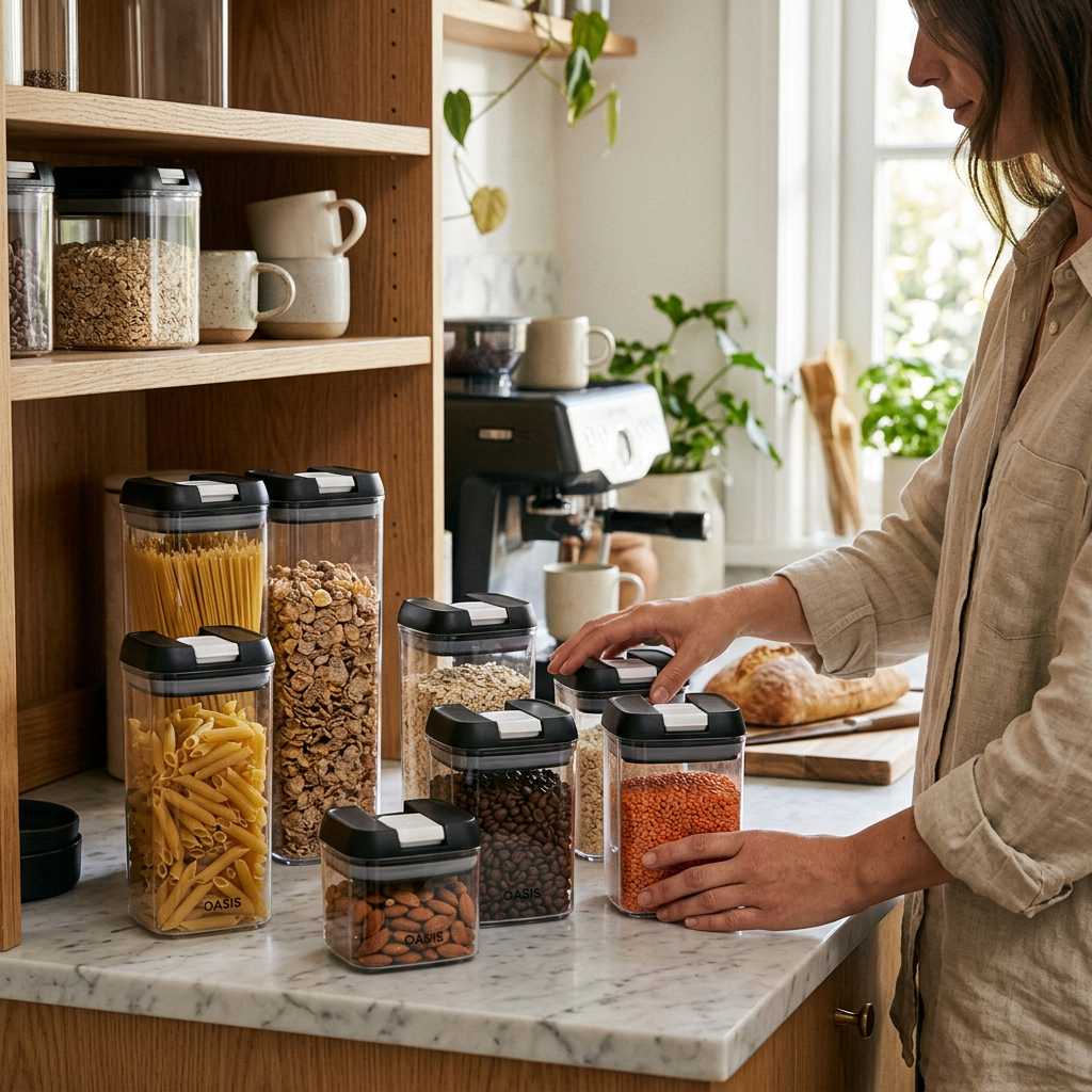 Custom Logo Kitchen Sealed Jar Seven-Piece Set