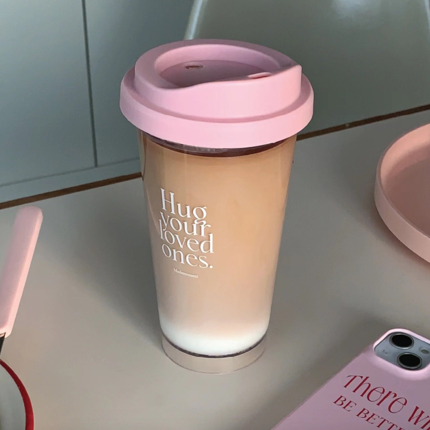 Custom Logo Cute Apple Korean Style Coffee Cup Milk Tea Cup | Premium Corporate Gifts and Promotional Gifts