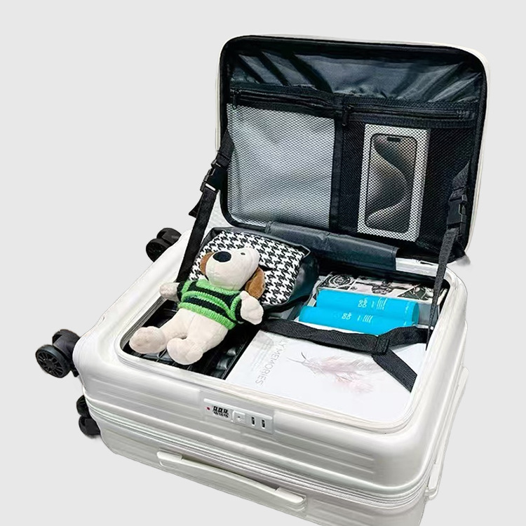 Custom Logo Multi-functional Front-Opening Luggage | Premium Corporate Gifts and Promotional Gifts