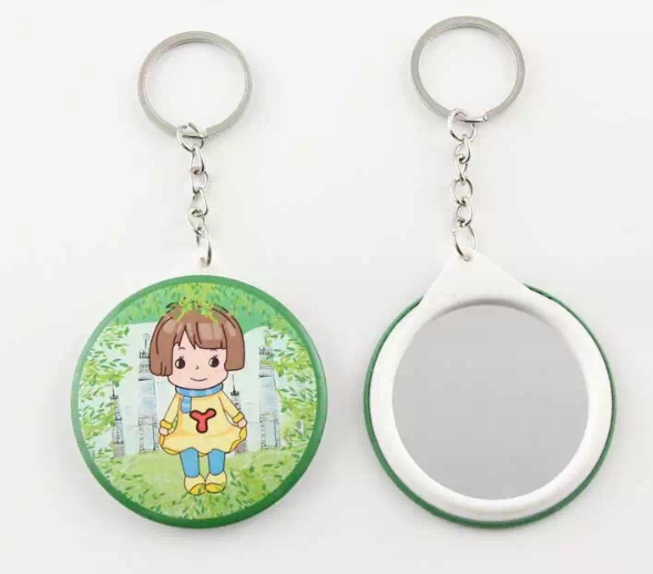 Custom Logo Small Mirror Keychain | Premium Corporate Gifts and Custom Gifts